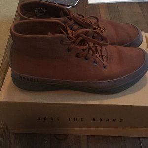 Nobull Oak Mid Canvas Trainers